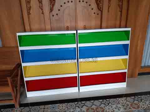 Produsen Lemari Loker Rak Kayu PAUD TK Katingan