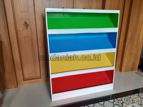 Produsen Lemari Loker Rak Kayu PAUD TK Kepulauan Meranti