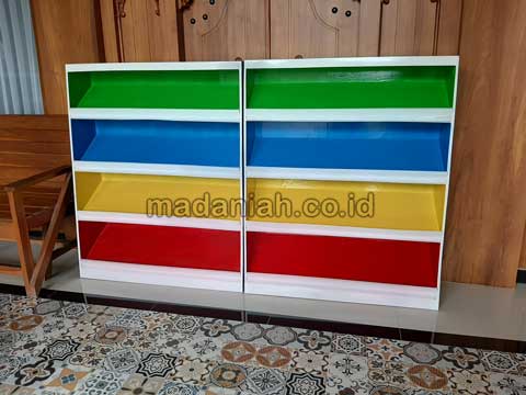 Produsen Lemari Loker Rak Kayu PAUD TK Kota Kendari