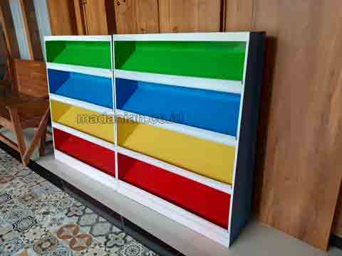 Produsen Lemari Loker Rak Kayu PAUD TK Kota Manado