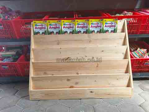 Produsen Lemari Loker Rak Kayu PAUD TK Kutai Timur