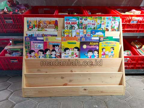 Produsen Lemari Loker Rak Kayu PAUD TK Natuna