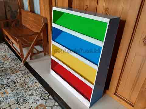 Produsen Lemari Loker Rak Kayu PAUD TK Nias Utara