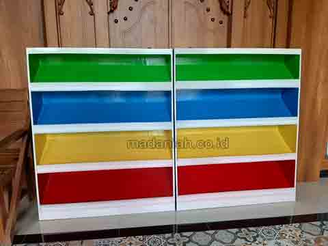 Produsen Lemari Loker Rak Kayu PAUD TK Poso