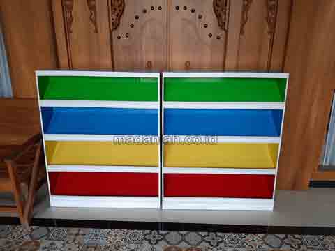 Produsen Lemari Loker Rak Kayu PAUD TK Singkawang