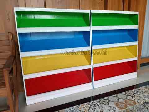 Produsen Lemari Loker Rak Kayu PAUD TK Sukamara
