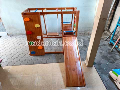 Jual Murah Playground Kayu Brakiasi Aceh Timur