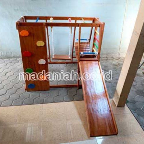 Jual Murah Playground Kayu Brakiasi Lampung Timur
