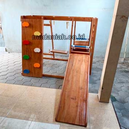 Jual Murah Playground Kayu Brakiasi Nias Selatan