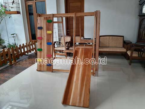 Jual Murah Playground Kayu Brakiasi Pemalang