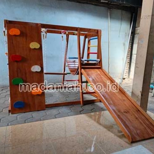 Jual Murah Playground Kayu Brakiasi Pesawaran