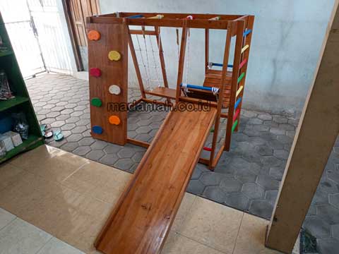 Jual Murah Playground Kayu Brakiasi Sabu Raijua