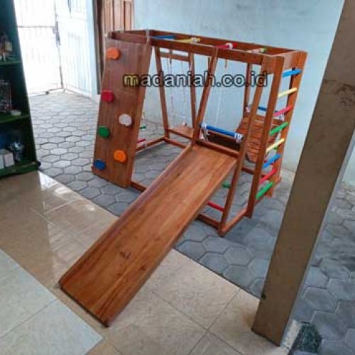 Jual Murah Playground Kayu Brakiasi Serdang Bedagai