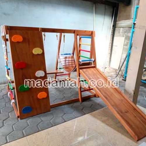 Jual Murah Playground Kayu Brakiasi Takalar