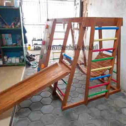Jual Playground Kayu Brakiasi Asmat