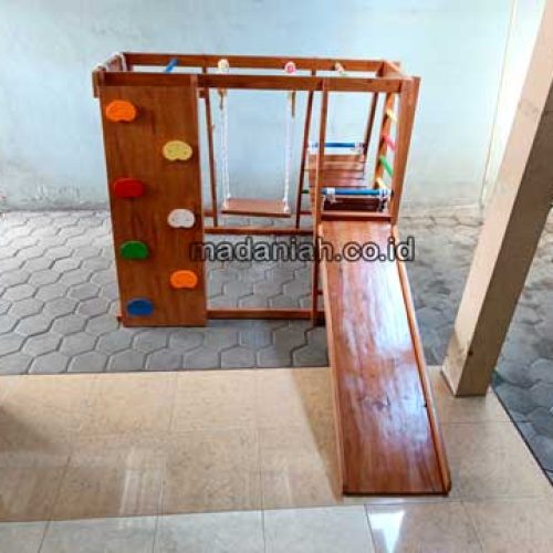 Jual Playground Kayu Brakiasi Belitung Timur