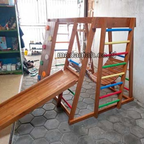 Jual Playground Kayu Brakiasi Bengkulu Utara