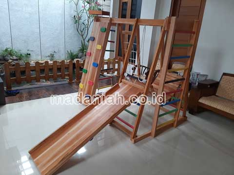 Jual Playground Kayu Brakiasi Kota Blitar Harga Murah