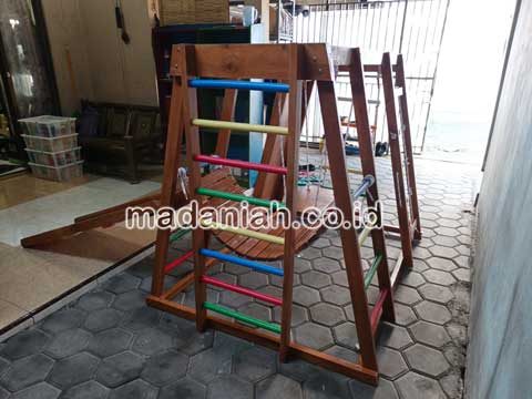 Jual Playground Kayu Brakiasi Kota Metro Harga Murah