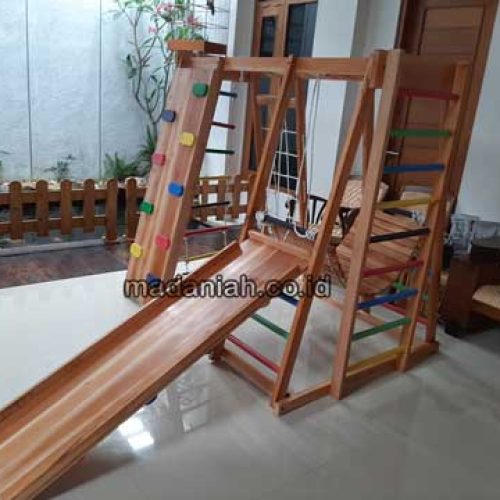 Jual Playground Kayu Brakiasi Padang Lawas
