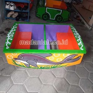 Produsen Mainan Kapal Goyang Kayu Anak TK Sukun Malang