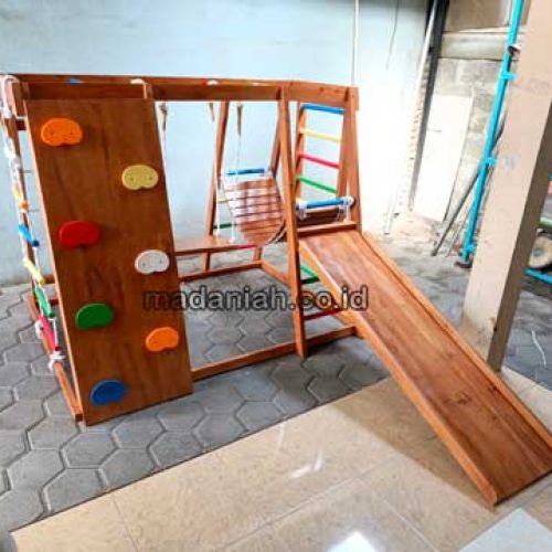 Produsen Playground Kayu Brakiasi Sawahlunto