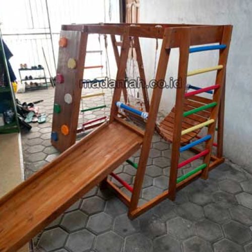 Jual Murah Playground Kayu Brakiasi Bengkalis