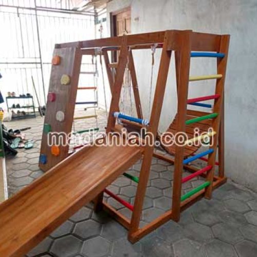 Jual Murah Playground Kayu Brakiasi Kota Parepare