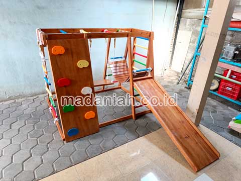 Jual Murah Playground Kayu Brakiasi Sigi