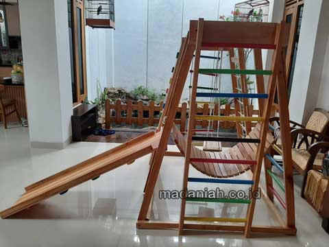 Jual Murah Playground Kayu Brakiasi Tebo