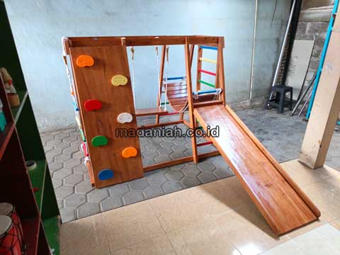 Jual Playground Kayu Brakiasi Asahan Harga Murah