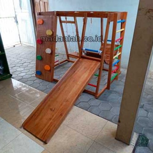 Produsen Playground Kayu Brakiasi Musi Banyuasin