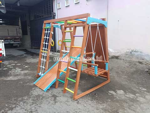 Pengadaan Playground Brakiasi Kayu Kota Bandung Murah