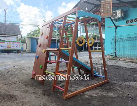 Pengadaan Playground Brakiasi Kayu Kota Binjai Murah