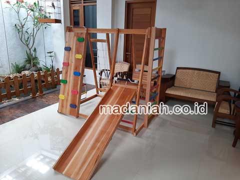Pengadaan Playground Brakiasi Kayu Kota Makassar Berpengalaman