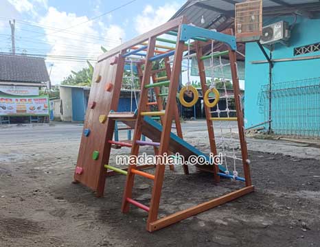 Pengadaan Playground Brakiasi Kayu Kota Tangerang Murah