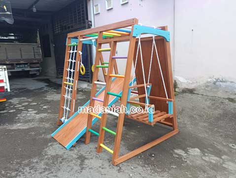 Pengadaan Playground Brakiasi Kayu Langsa Murah