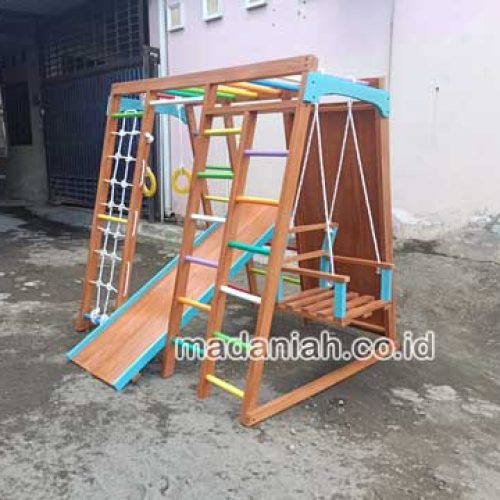 Pengadaan Playground Brakiasi Kayu Mandailing Natal Murah