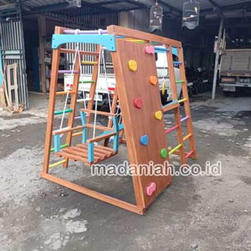 Pengadaan Playground Brakiasi Kayu Mukomuko Murah