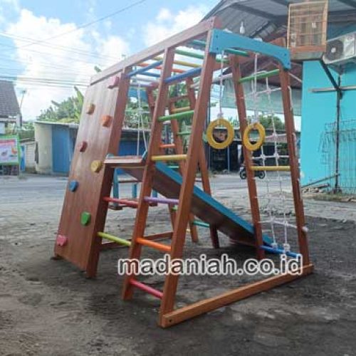 Pengadaan Playground Brakiasi Kayu Padang Lawas Utara Murah