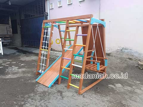 Produsen Playground Brakiasi Kayu Buton Terpercaya