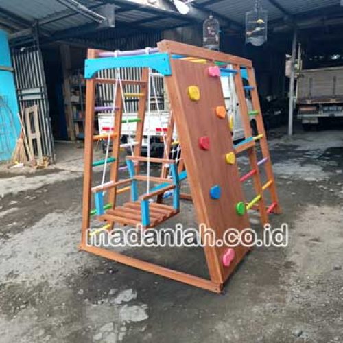 Pengadaan Playground Brakiasi Kayu Bima Murah Pengadaan Playground Brakiasi Kayu Bima Murah