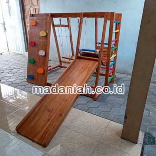 Pengadaan Playground Brakiasi Kayu Deiyai Murah
