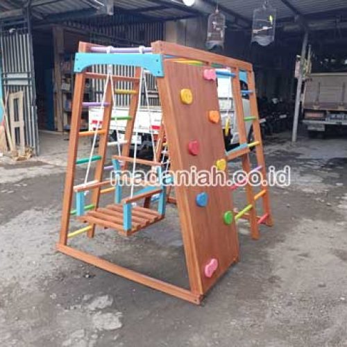Pengadaan Playground Brakiasi Kayu Nagekeo Murah