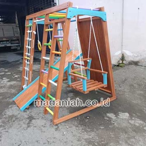 Pengadaan Playground Brakiasi Kayu Sumbawa Murah